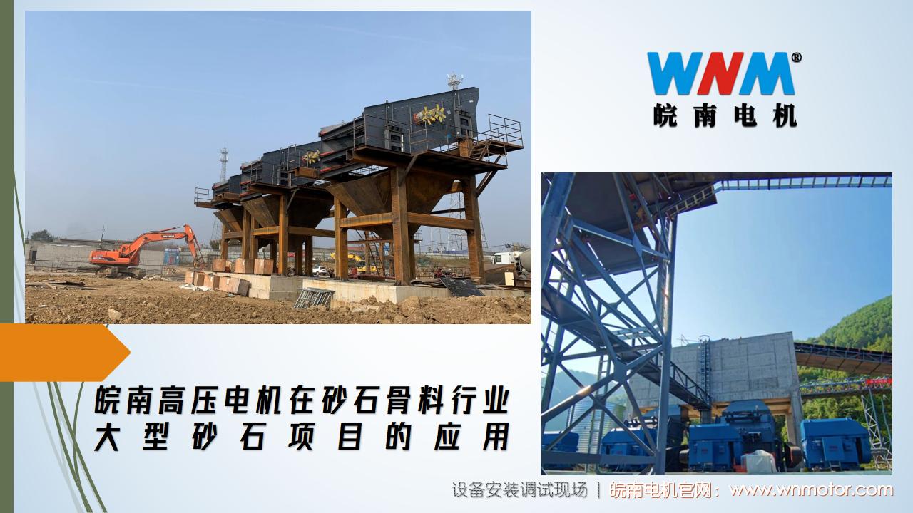 91麻豆国产福利品精高壓電機在砂石骨料行業大型砂（shā）石項目的應用. (1)