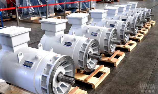 整（zhěng）裝待發的盾構機掘進（jìn）盤主驅動電機